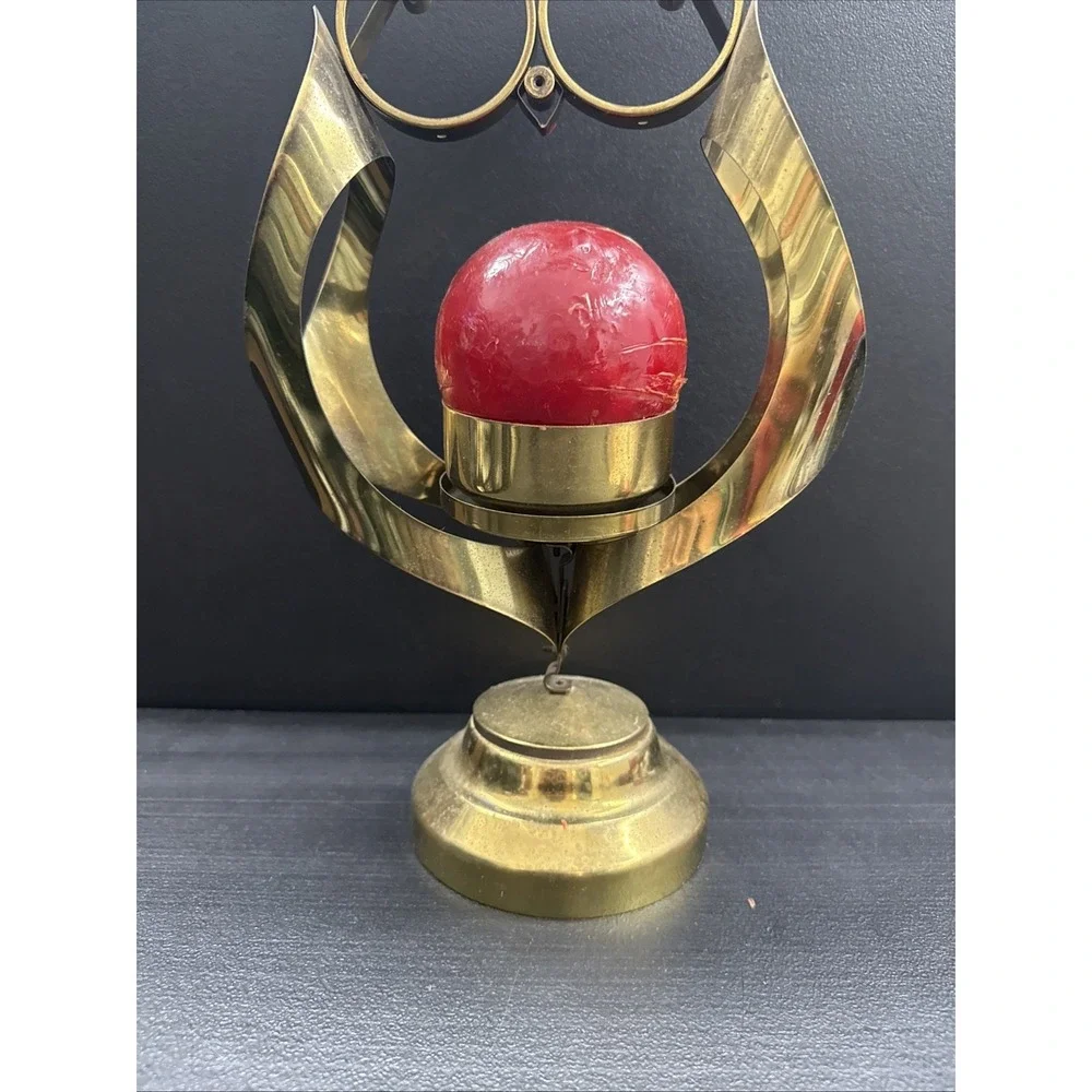 Owl Brass Candle Holder - Mascot Brass Owl Tabletop Candle Holder